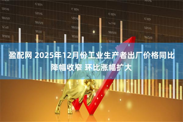盈配网 2025年12月份工业生产者出厂价格同比降幅收窄 环比涨幅扩大